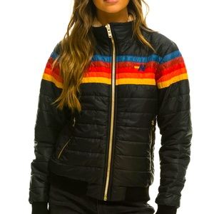 Aviation Nation 5 STRIPE JACKET - BLACK
